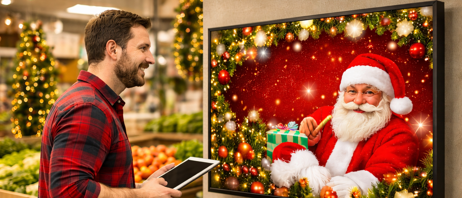 Świąteczny merchandising cyfrowy: ustawienia Digital Signage krok po kroku